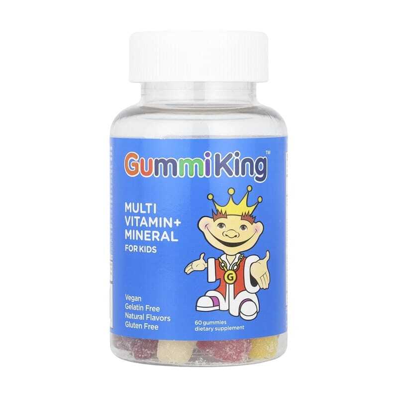 Multivitamines et minéraux pour enfants GummiKing (60 gommes)
