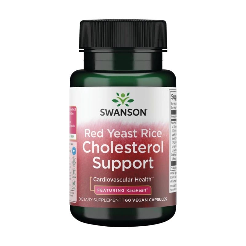 Levure de riz rouge Swanson, Cholesterol Support (60 gélules)