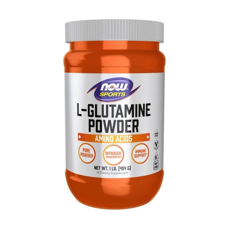 L-Glutamine en poudre NOW (454 g)