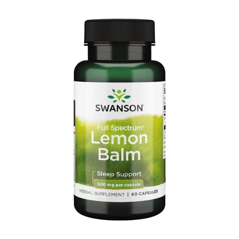 Mélisse Swanson, 500 mg (60 gélules)