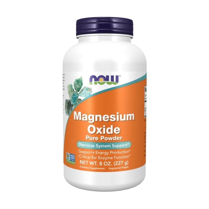Oxyde de magnésium en poudre NOW (227 g)