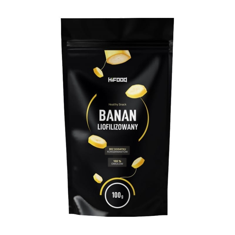 Bananes en rondelles – lyophilisées HiFOOD (100 g)