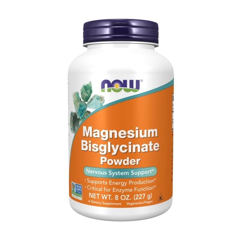 Bisglycinate de magnésium en poudre NOW (227 g)