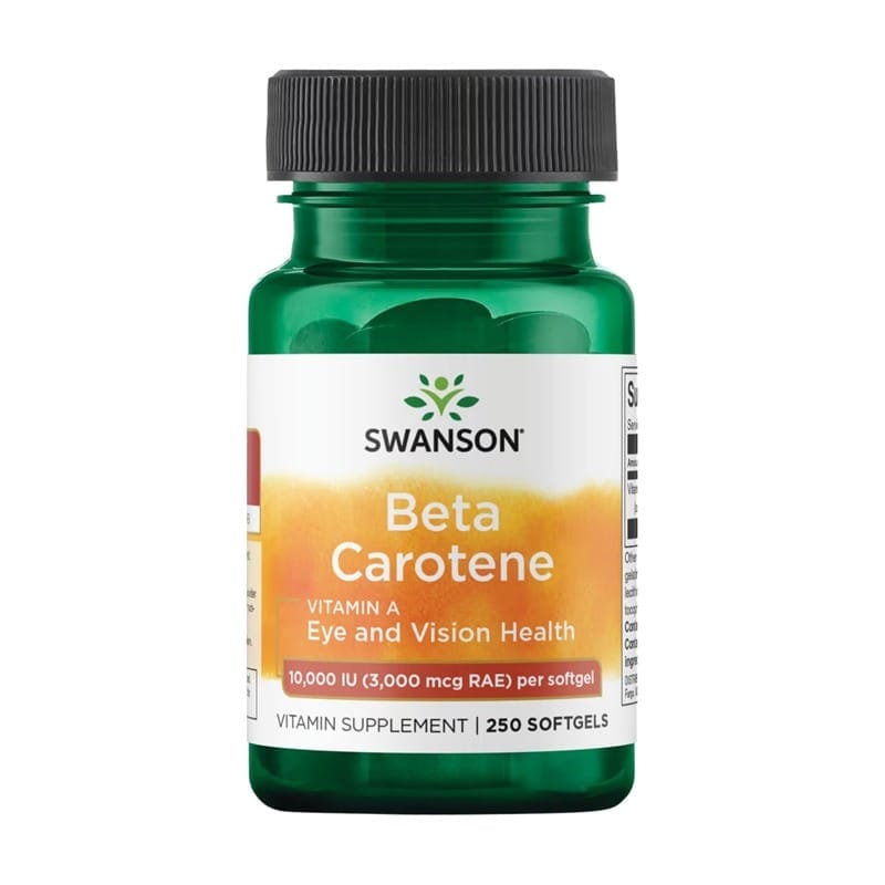 Bêta-carotène Swanson (250 capsules molles)