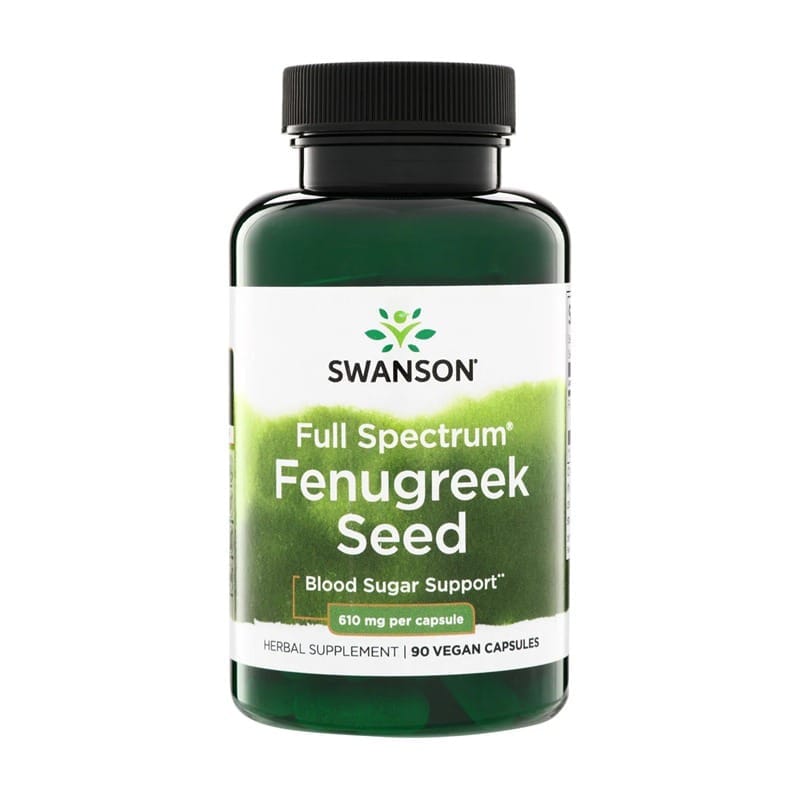 Fenugrec, Fenugreek Swanson, 610 mg (90 gélules)