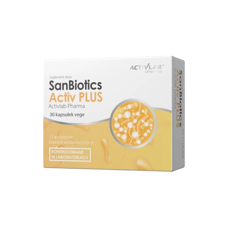 Probiotiques SanBiotics Activ PLUS Activlab Pharma (30 gélules)