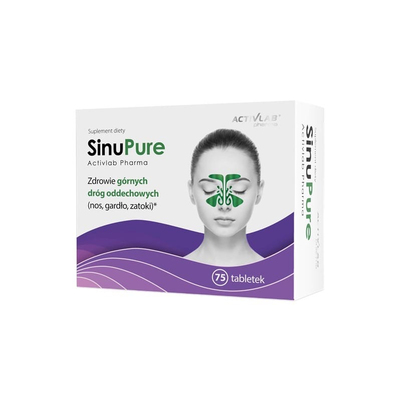 Soutien des sinus – SinuPure Activlab Pharma (75 comprimés)