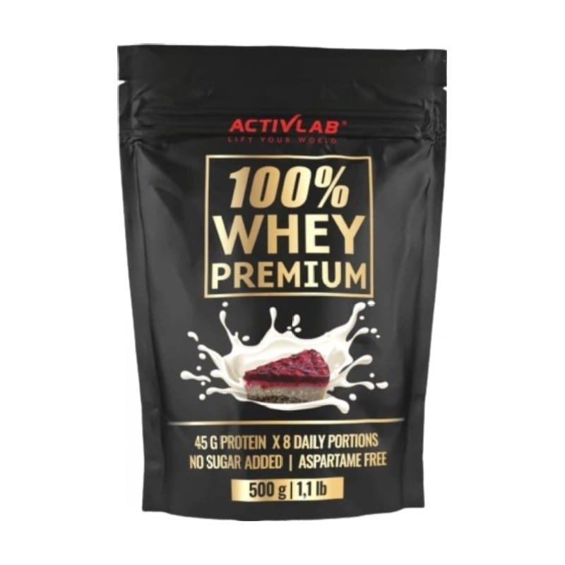 Protéines 100% Whey Premium saveur cherry cake Activlab (500 g)