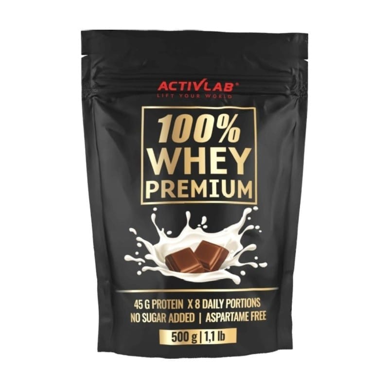 Protéines 100% Whey Premium goût chocolat Activlab (500 g)