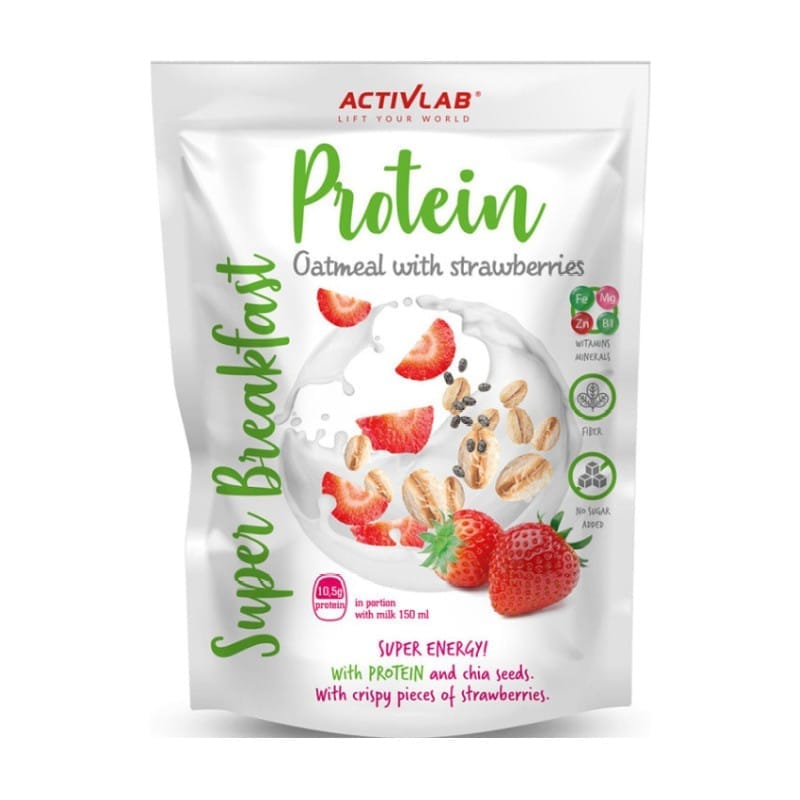 Porridge d’avoine aux fraises Super Protein Activlab (300 g)