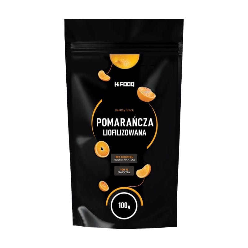 Oranges en poudre – lyophilisées HiFOOD (100 g)