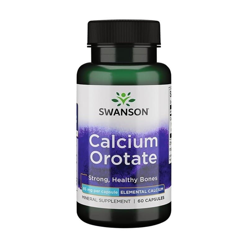 Orotate de calcium Swanson, 85 mg (60 gélules)