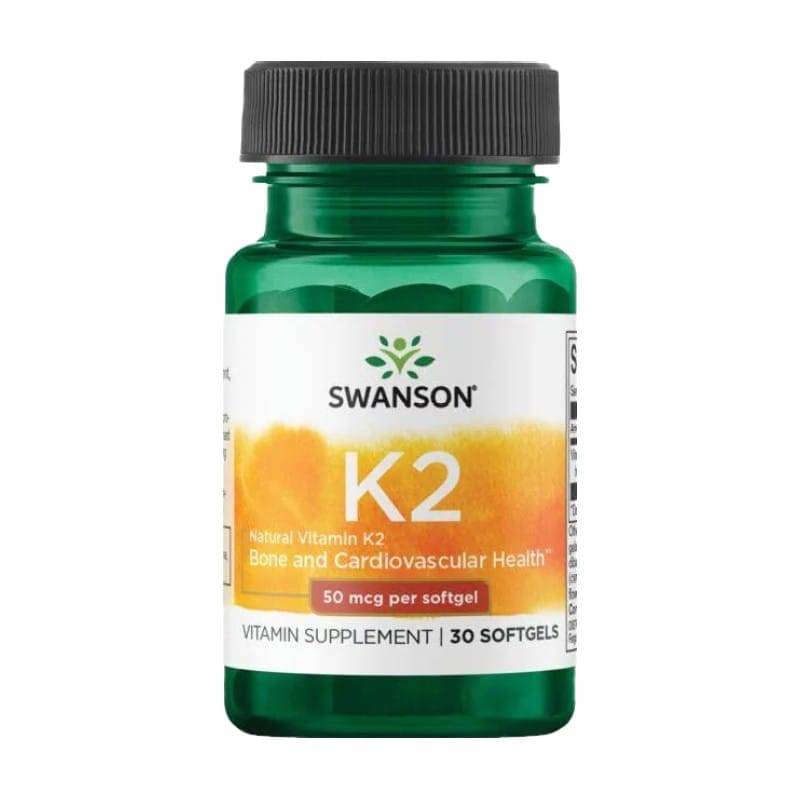 Vitamine K2 Swanson, 50 µg (30 capsules molles)