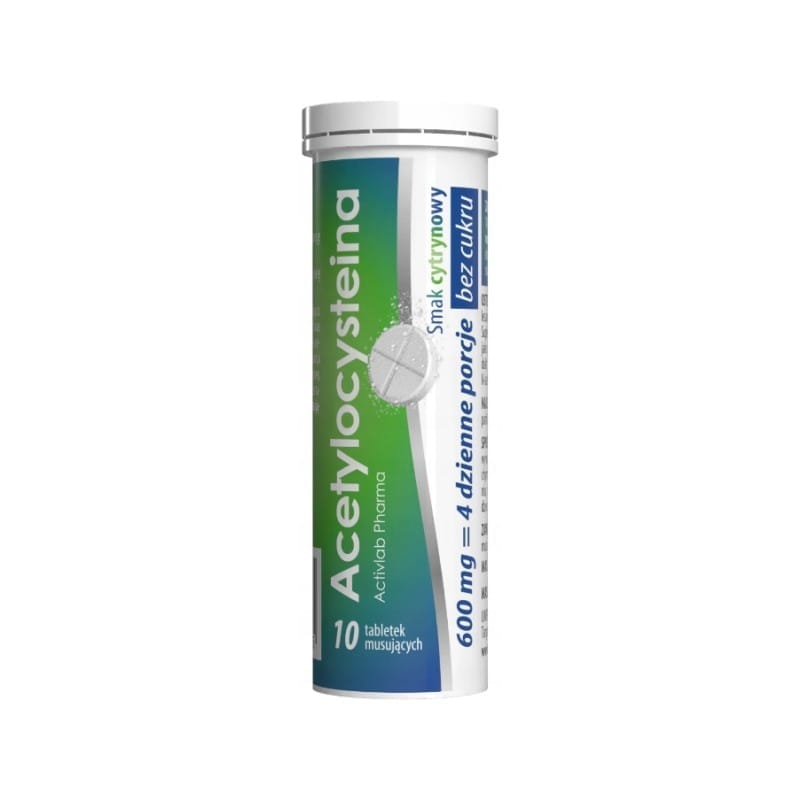 Acétylcystéine Activlab Pharma, 600 mg (10 comprimés effervescents)
