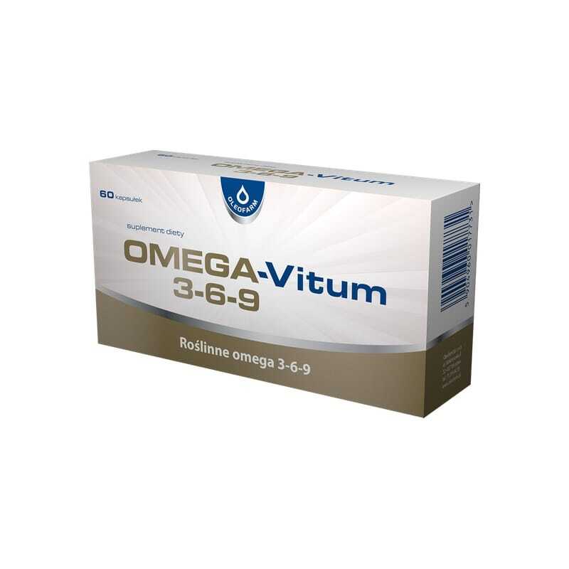 Omega-Vitum 3-6-9 avec vitamine E Oleofarm (60 gélules)