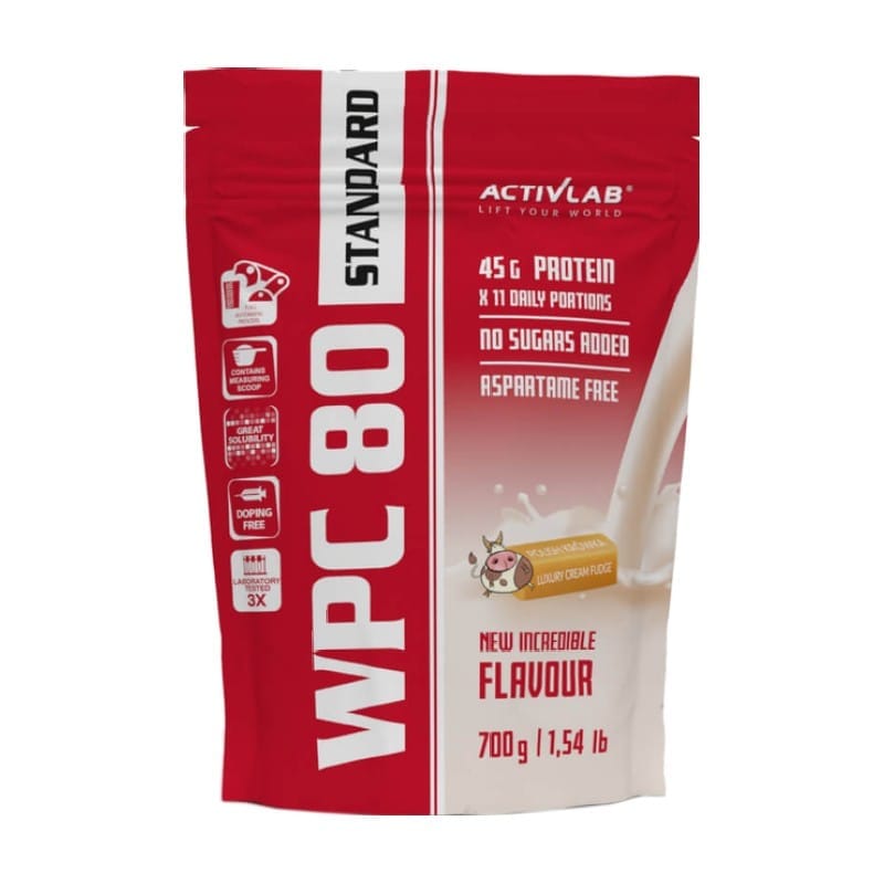 Protéines WPC 80 Standard goût caramel Activlab (700 g)