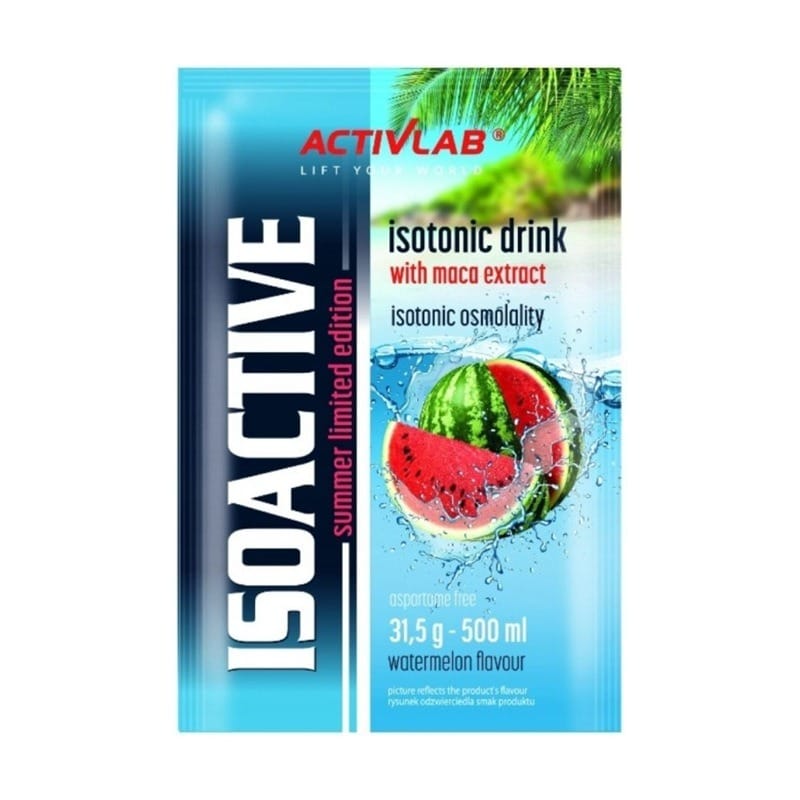 Boisson isotonique en poudre Isoactive Activlab, pastèque (31,5 g)