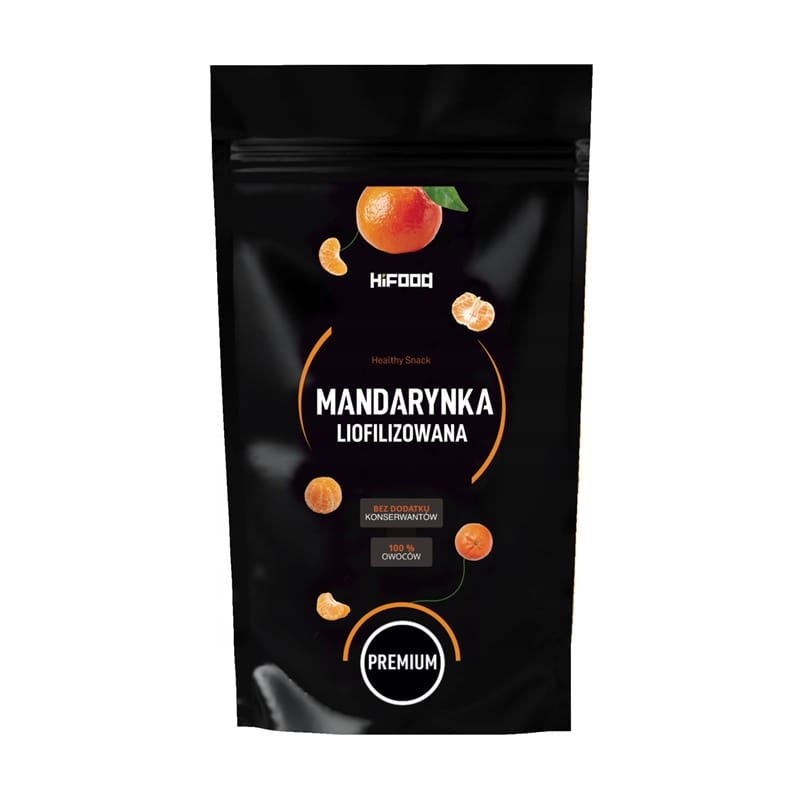 Mandarines en morceaux – lyophilisées HiFOOD (100 g)