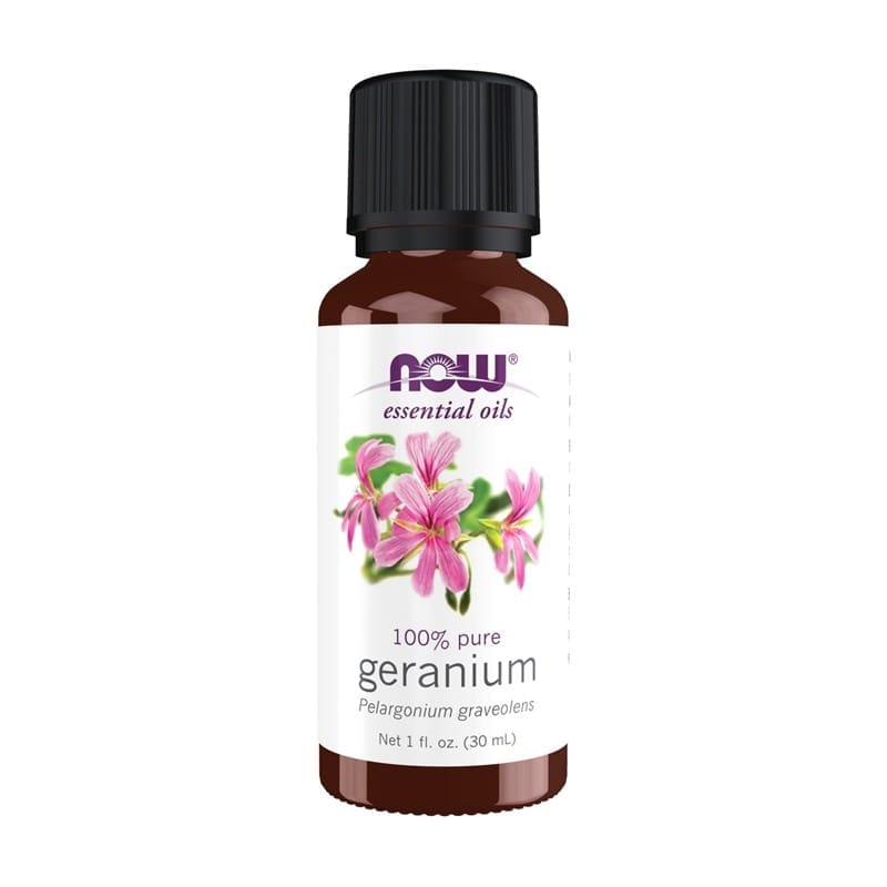 Huile de géranium NOW (30 ml)
