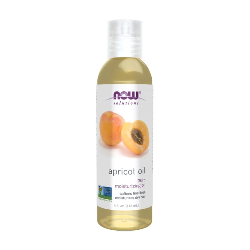 Huile d’abricot, cosmétique NOW (118 ml)