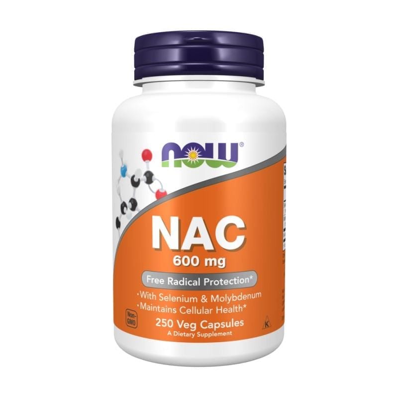 NAC NOW, 600 mg (250 gélules)