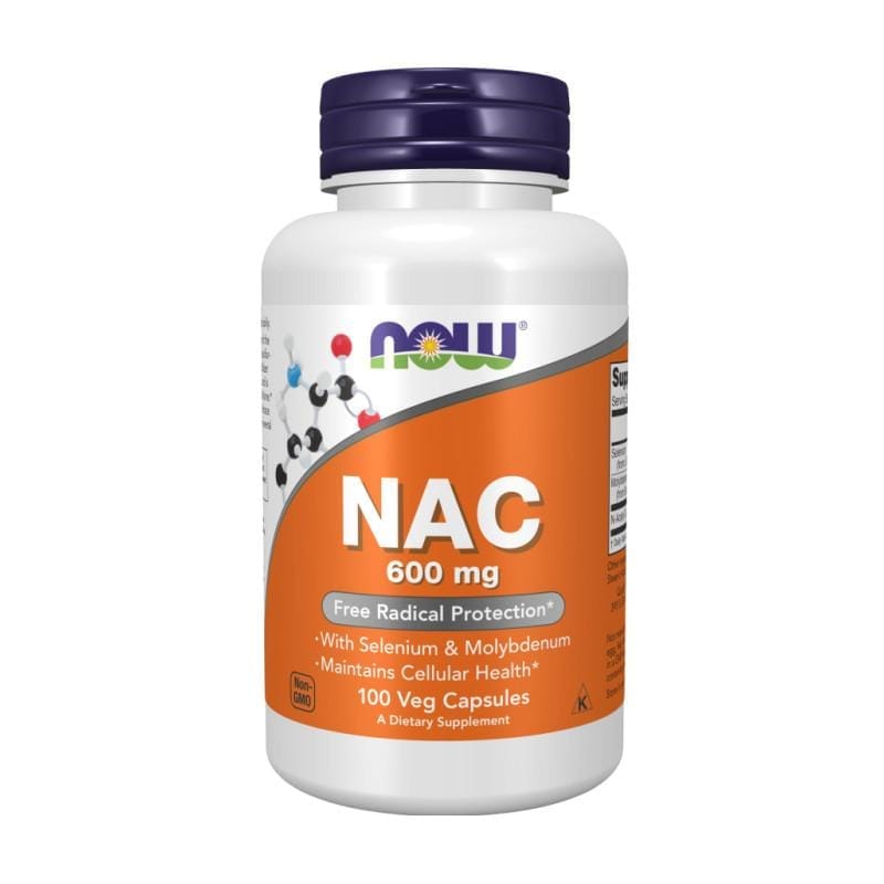 NAC NOW, 600 mg (100 gélules)