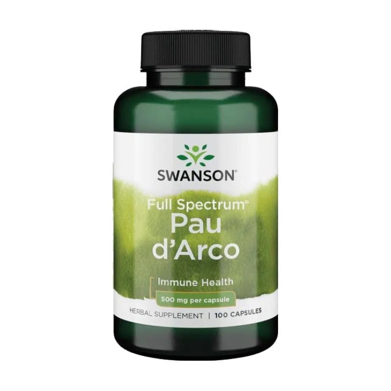 Pau d'Arco Swanson, 500 mg (100 gélules)