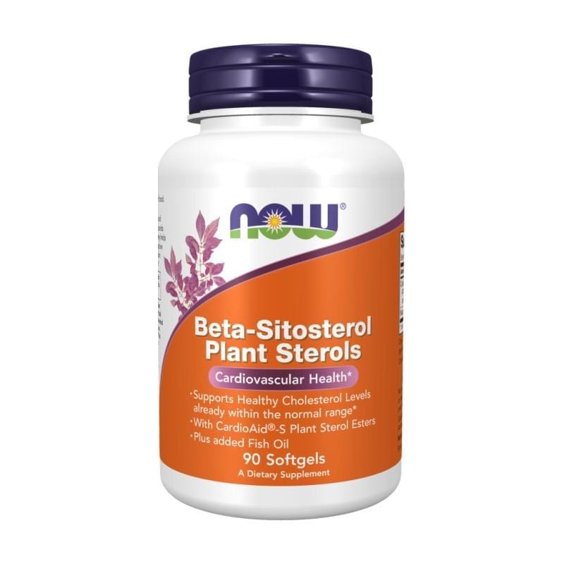Bêta-sitostérol stérols végétaux NOW (90 capsules molles)