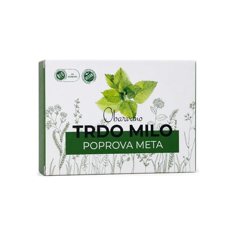 Savon solide bio à la menthe Cvetka (100 g)