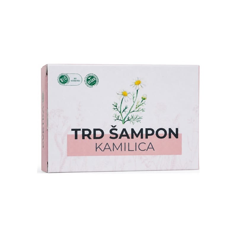 Shampooing solide bio à la camomille Cvetka (100 g)