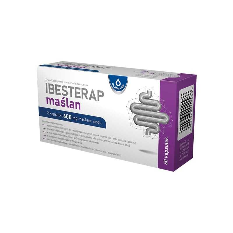 Butyrate de sodium Ibesterap Oleofarm, 300 mg (60 gélules)