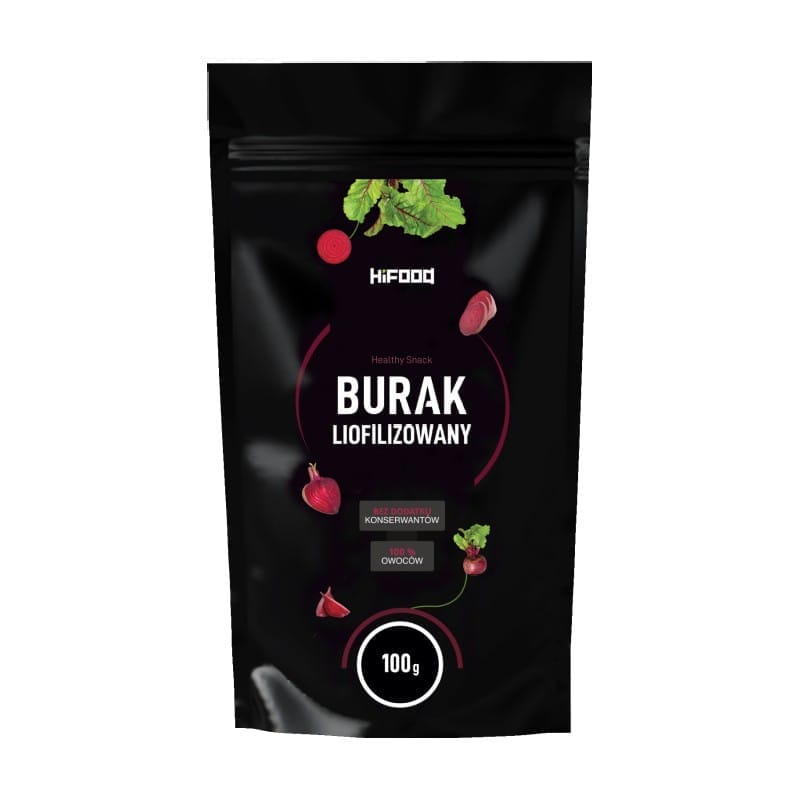 Betterave rouge en poudre – lyophilisée HiFOOD (100 g)