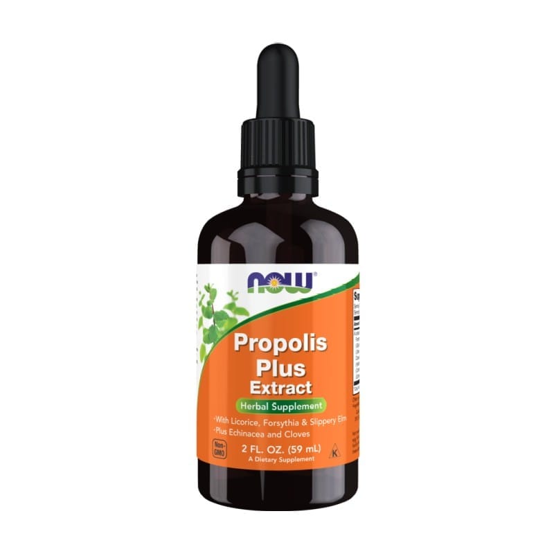 Extrait liquide de propolis avec réglisse et plantes NOW (59 ml)