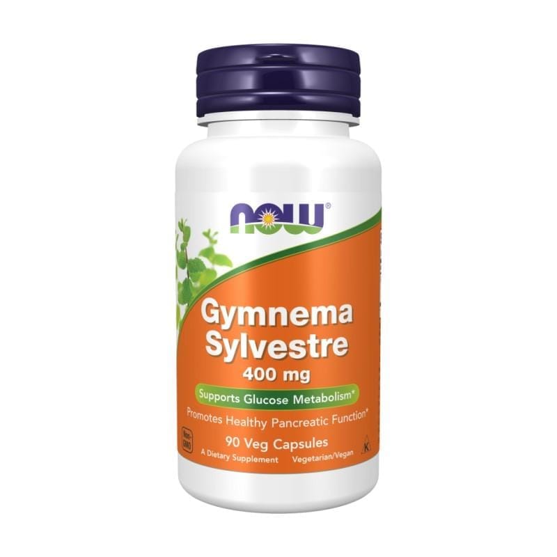 Gurmar (Gymnema sylvestre) NOW, 400 mg (90 gélules)