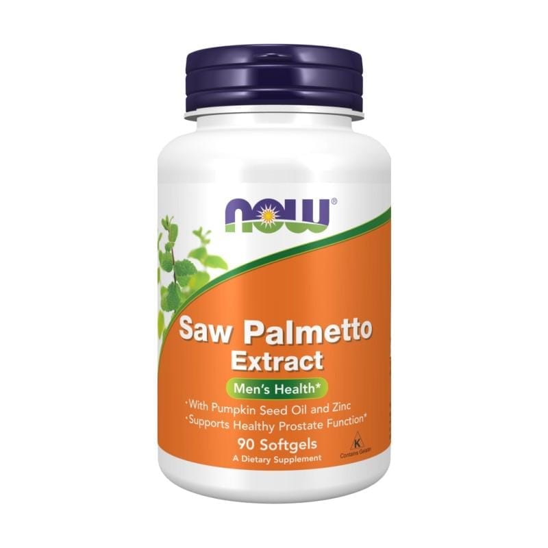 Extrait de palmier nain NOW (90 capsules molles)