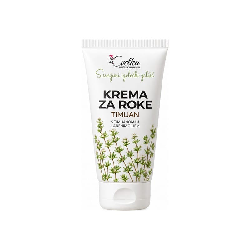 Crème mains au thym Cvetka (50 ml)