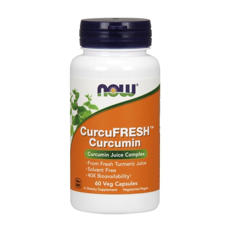 Curcuma CurcuFresh NOW, 500 mg (60 gélules)
