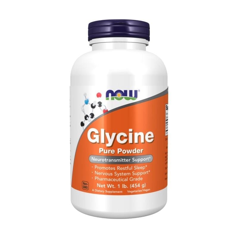 Glycine en poudre NOW (454 g)