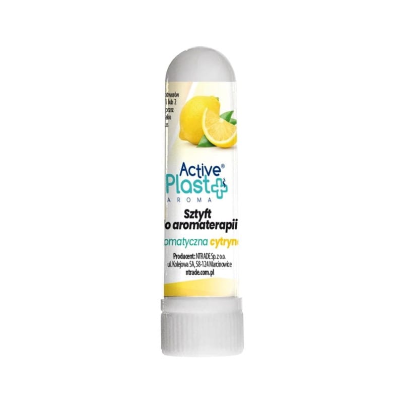 Inhalateur de poche Citron rafraîchissant ActivePlast (1 g)