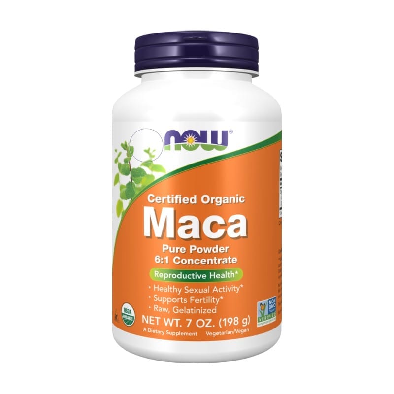 Maca bio en poudre NOW (198 g)